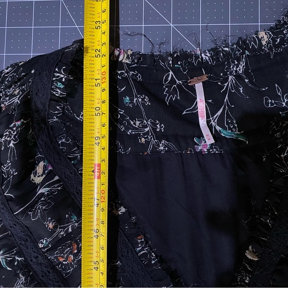 Free People Cassis Chiffon Dress Medium - Picture 7 of 10